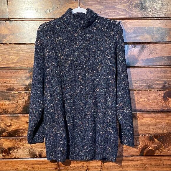 Womens St. Johns Bay Wool blend Turtleneck Knit Sweater Size Large - Picture 2 of 10